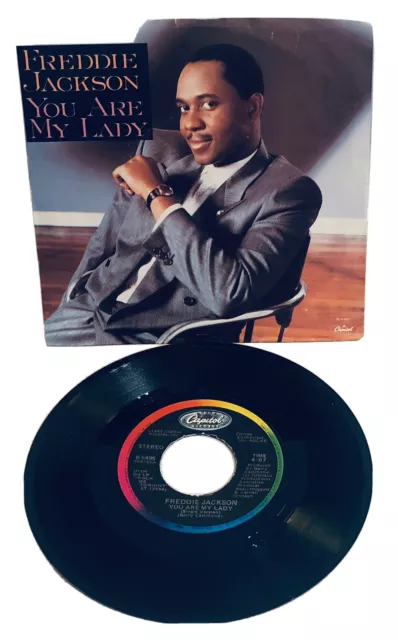 FREDDIE JACKSON You Are My Lady B 5495 Capital 1985  45 RPM 7" Vinyl Record