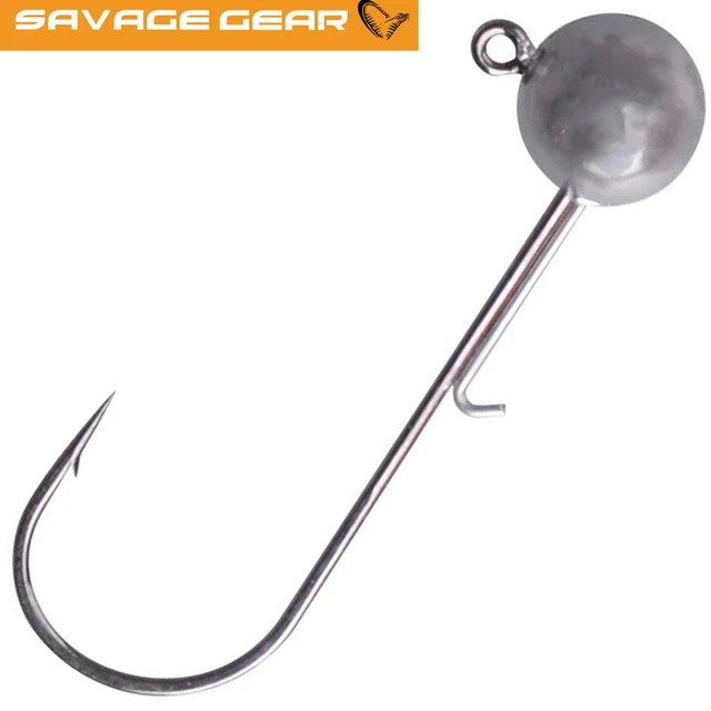 Savage Gear Ball Jig Head - Jigkopf, Jighaken, Gummifischhaken, Raubfischhaken