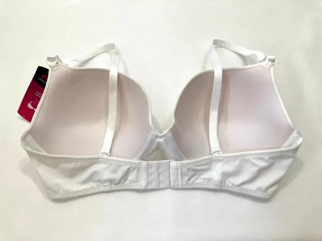 NWT Maidenform 38D Self Expression Convertible Push-Up Shaping Bra 5809 White 2