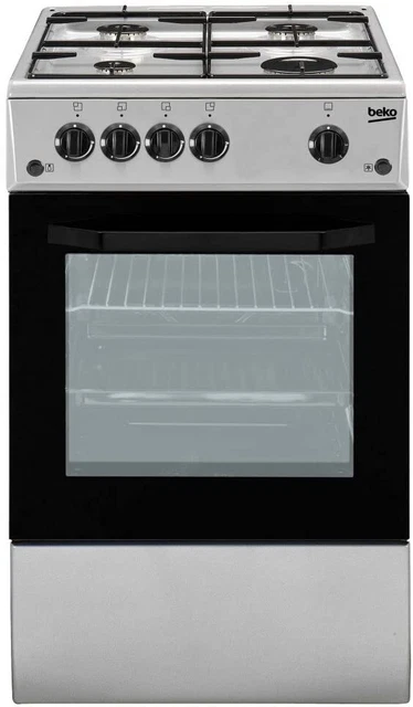 Beko CSG42011FS four et cuisinière Gaz Argent