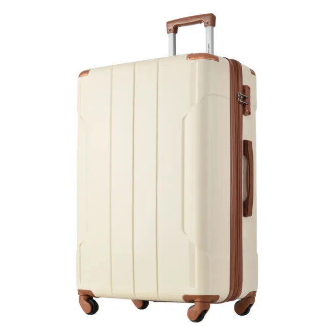 Hardshell Luggage Spinner Suitcase with TSA Lock Lightweight Expandable 24''