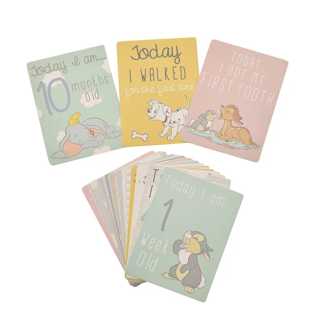 Disney Baby Milestone Cards - Pack of 30