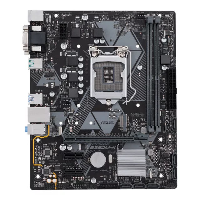 ASUS PRIME B360M-K Motherboard Intel B360 LGA 1151 DDR4 mATX DVI-D D-Sub CORE