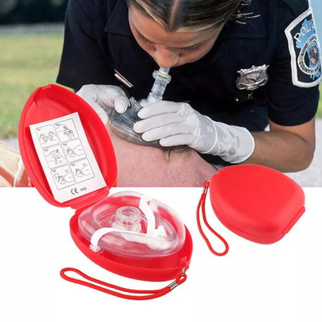 1Pc Artificial Respiration One-Way Breathing Valve Mask CPR Breathing ,s1e