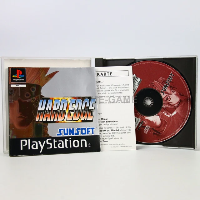 Sony Playstation 1 PS1 PAL OVP Hard Edge Sehr Gut