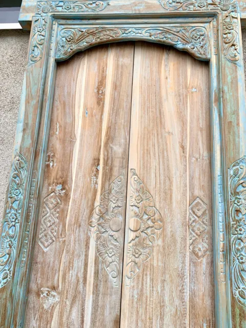 historische Tür nach dem Vorbild antiker Türen Balitür handgeschnitztes Unikat 3