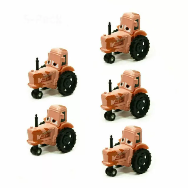 5-Pack Mattel Disney Pixar Cars 3 Tractor 1:55 Diecast Toy Vehicle Car Loose New