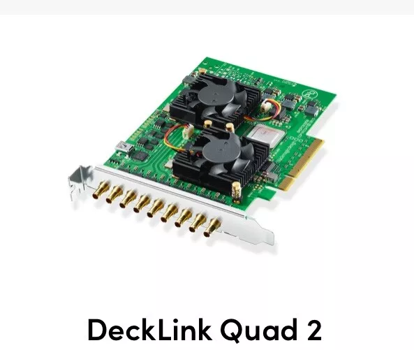 Blackmagic Design DeckLink Quad 2 PCIe Capture Playback for all SD HD upto 1080p