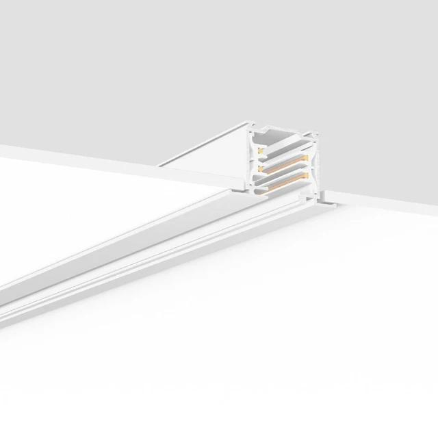 Guida ad ala 3Ph RZB 701068.002 bianca binari elettrici alluminio