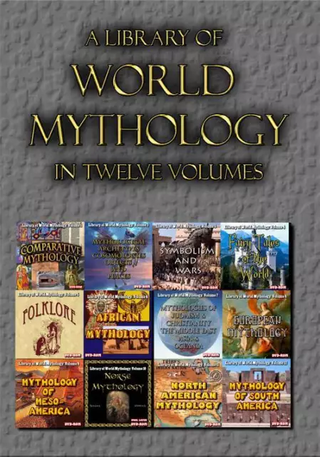 Library of World Mythology - 12 DVD-ROMs in a sealed hinged box