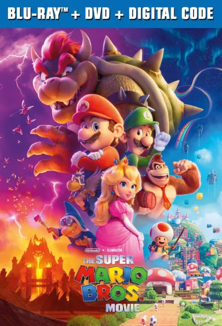 The Super Mario Bros. Movie (Blu-Ray + DVD + Digital) (Blu-ray) Jack Black 3