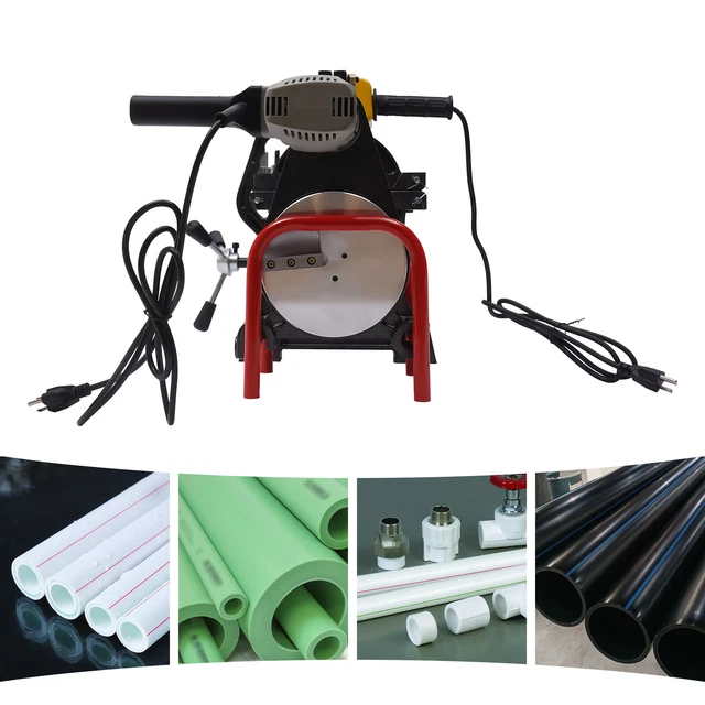 Manual Butt Fusion Welding Machine Pipe Fitting Welder HDPE PE PP PB PVDF Pipe