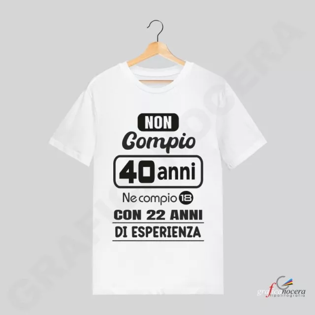 T-Shirt Unisex Personalizzata Festa di Compleanno B idea regalo simpatico