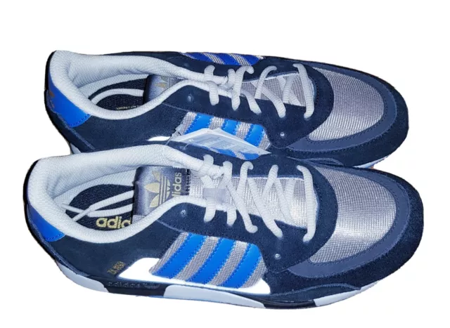 ADIDAS ORIGINALS ZX 850 scarpe da ginnastica in rete camoscio blu