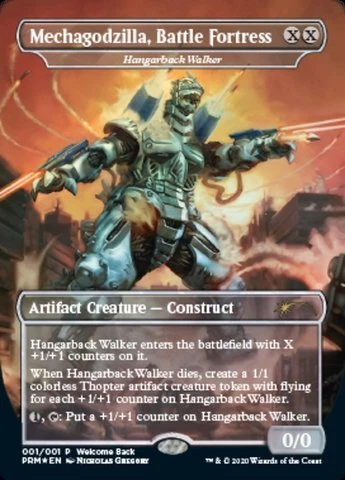 MTG - MECHAGODZILLA, Battle Fortress - Hangarback Walker - Foil 
