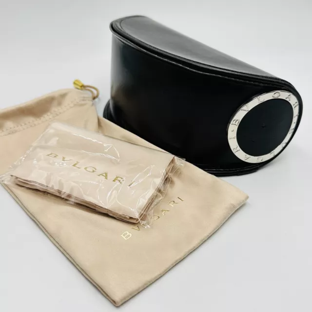 BULGARI GLASSES CASE Glasses Sunglasses Black XL 41.60 PicClick UK