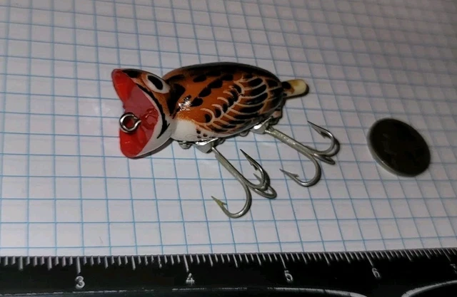 Ancien leurre de pêche Herter’s hameçon méné dans son sac d