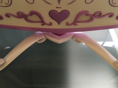 RARE Disney Princess Pink LCD TV & DVD combo Freeview 19" 5