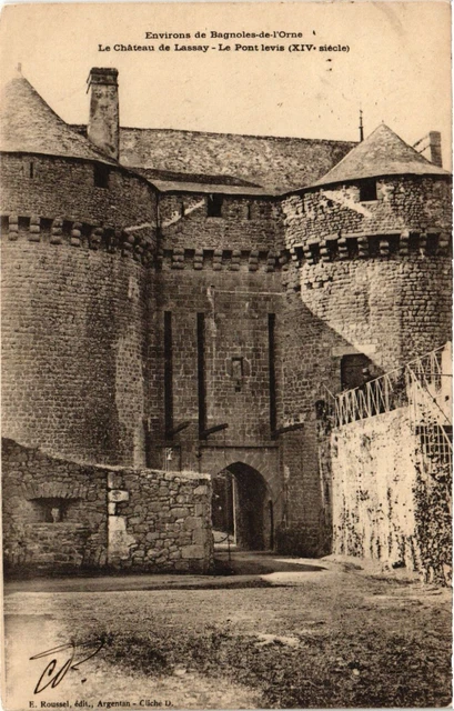 CPA AK Env. de BAGNOLES-de-l'ORNE Le Chateau de Lassay-Le Pont levis (420419)