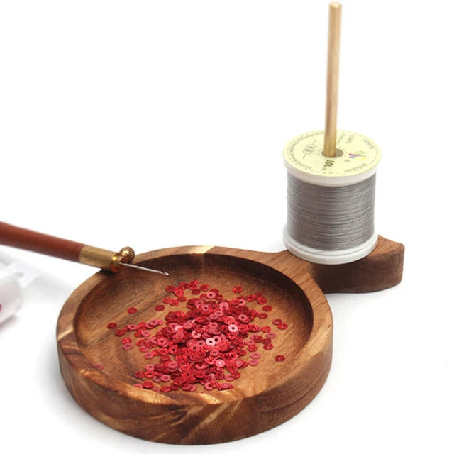 Bequem Manuelle Spool Halter Perlen Platte String Perlen Schnell Werkzeug 2
