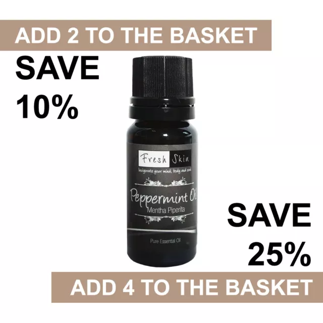 Peppermint Essential Oil 10ml - 100% Pure & Natural Essential Oil - Aromatherapy