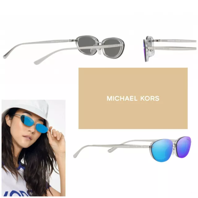 Michael Kors Women's Blue Mk2104 Miramar 357825 Sunglasses NEW WITH CASE