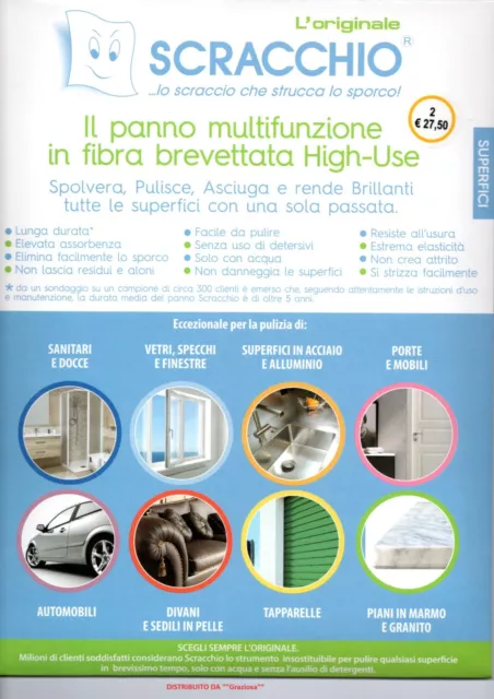 Scracchio HITOPSELLER PANNO Superfici 2 Panni Fibra High-Use Pulizie Casa  Auto : : Auto e Moto