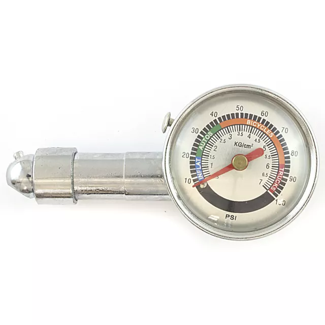 DIAL TRUCK TIRE AIR PRESSURE GAUGE 10 - 150 PSI Trucker Meter Tester Depressor