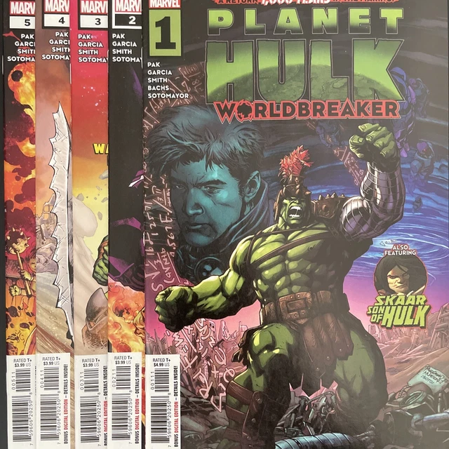 Planet Hulk Worldbreaker 1 2 3 4 & 5 (Marvel) Lot Of 5 Comics Complete Set