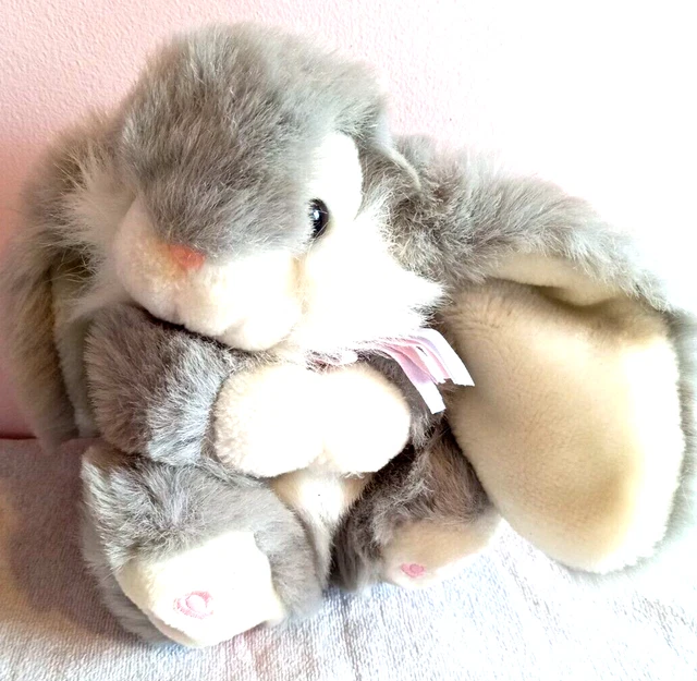 KEEL PATCHFOOT GREY Rabbit Bunny Soft Toy Easter Simply Soft Plush £14.
