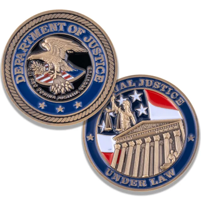 United States Department of Justice Challenge Coin