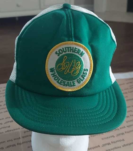 Vintage Southern Wholesale Glass Snapback Trucker Hat Cap Patch Made in USA