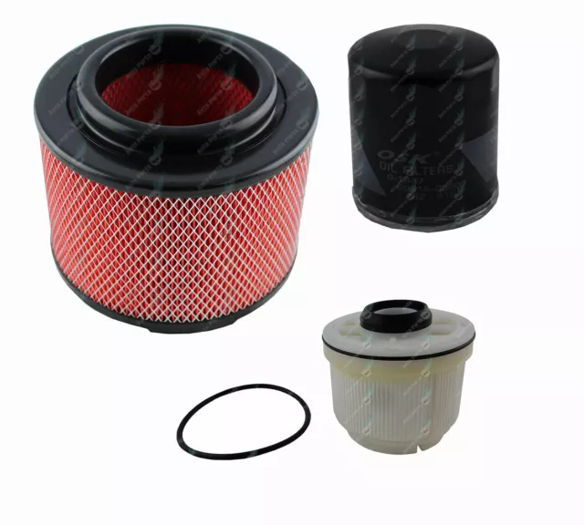 Oil Air Fuel Filter Service Kit For Toyota Hilux KUN16 KUN26 Diesel 1KD-FTV