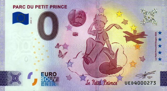 Null Euro Schein - 0 Euro - Frankreich - Parc du Petit Prince 2024-2