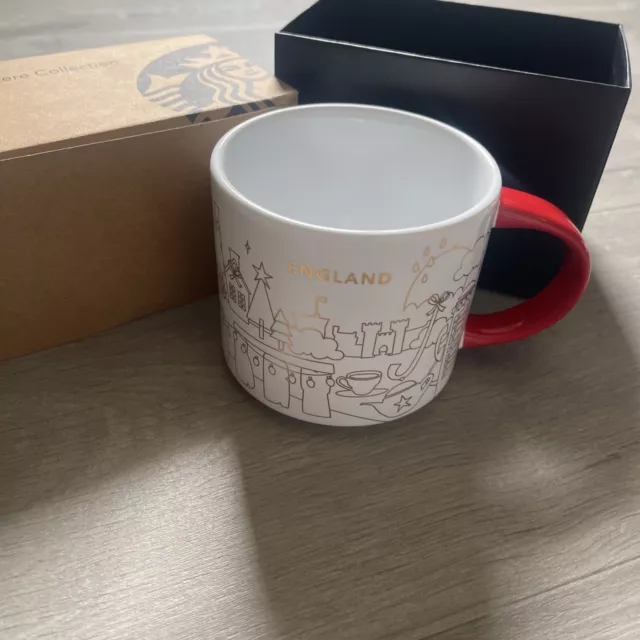 NEW Starbucks England Holiday You are Here Collection Mug 14 oz