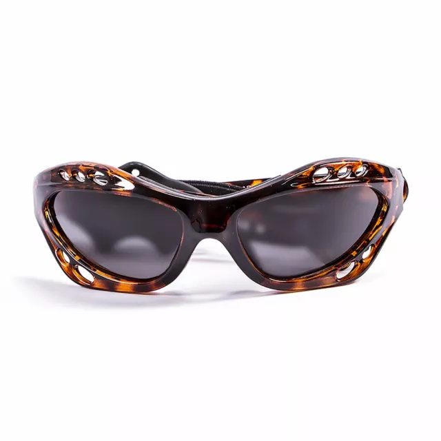 OCEAN CUMBUCO Floating Sunglasses Kiteboarding, Demy Brown & Smoke Lens