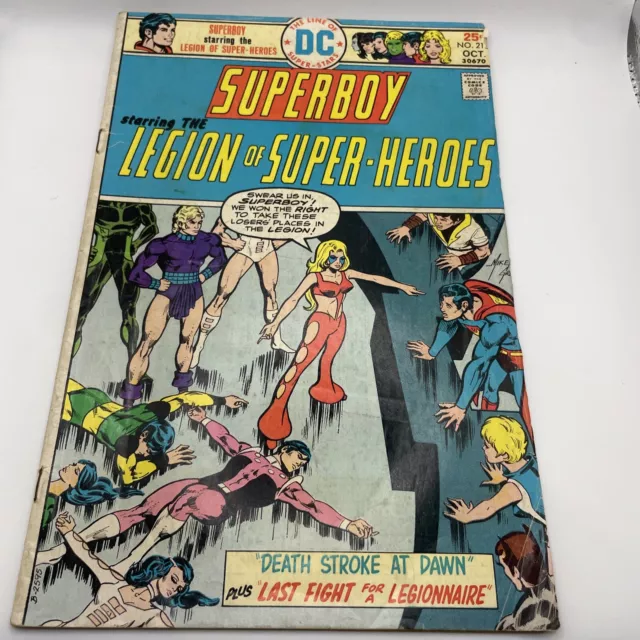 Superboy Starring the Legion of Super-Heroes #212 | (October 1975) | DC COMICS