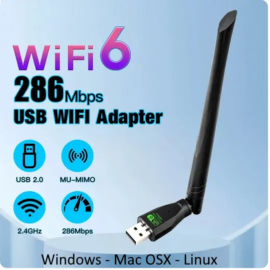 Generic Nano clé USB Wifi adaptateur USB 2.0 pour ordinateur PC, laptope et  portable - Prix pas cher