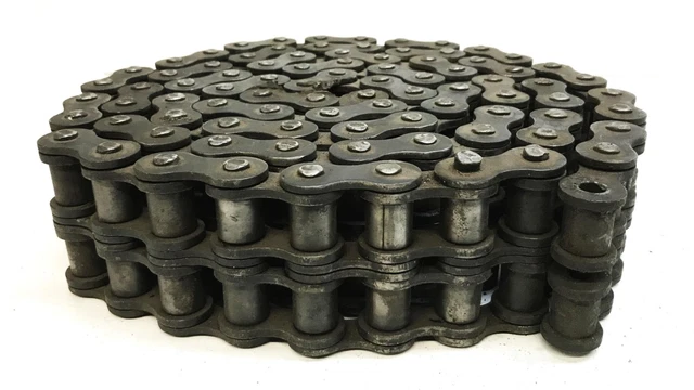 ?Unbranded Double Strand Roller Chain, 7 foot Length, 80-2 USED