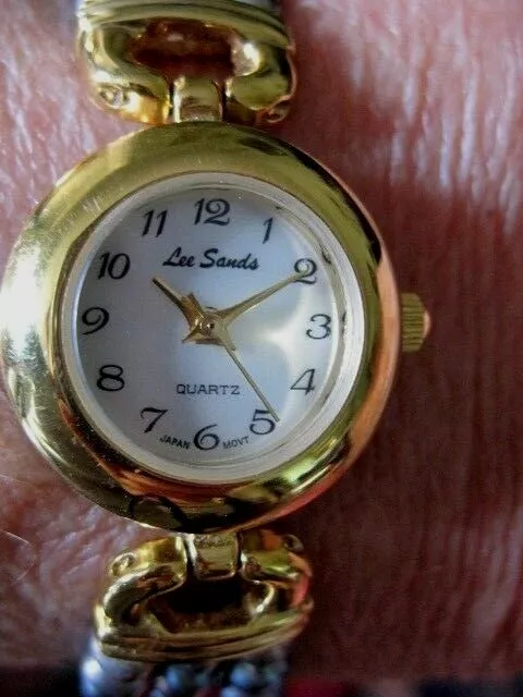 Ladies wristwatch- Lee Sands bracelet design watch strap