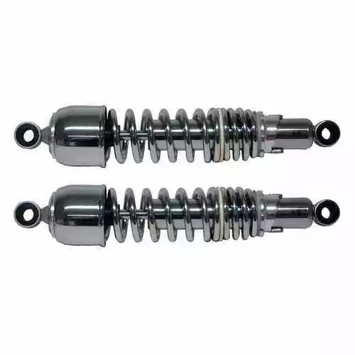 Shocks 365mm Pin+Pin Chrome Fits Kawasaki (K)Z 1000 J 1981-1983