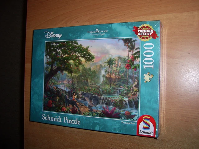 DISNEY SCHMIDT JIGSAW Puzzle 1000 The Jungle Book Jungle India Mogli ...