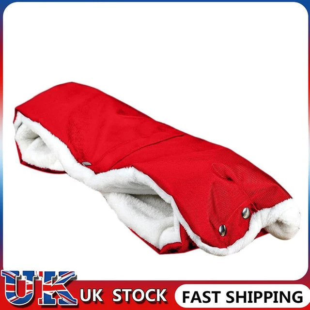 ❀ Stroller Warmer Gloves Pushchair Hand Muff Waterproof Pram Accessory Red-96898