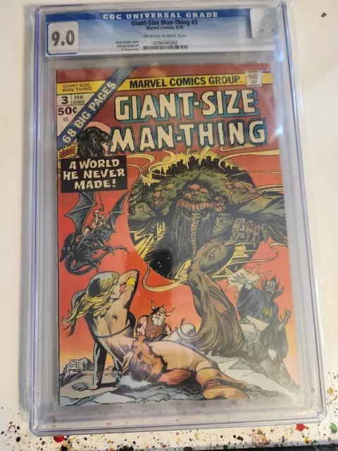 Giant Size Man-Thing #3 Marvel Comics 1975 CGC 9.0 old label