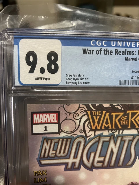 War of the Realms: New Agents of Atlas #1 Jeehyung 2nd Print CGC 9.8 3