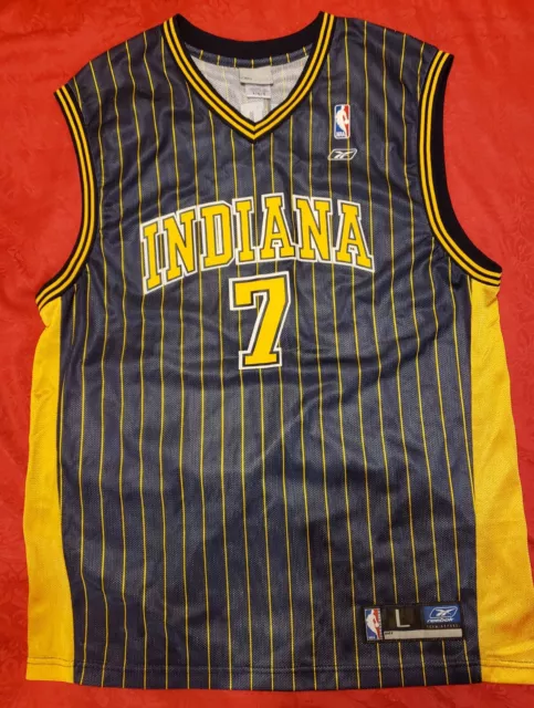 Reebok NBA Basketball Women's Indiana Pacers JERMAINE O'NEAL # 7 Throw –  Fanletic