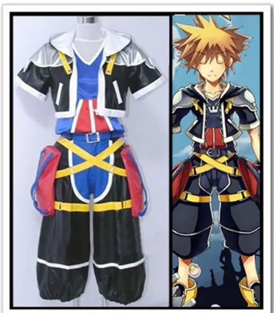 Anime Kingdom Hearts Cosplay - Kingdom Hearts 2 Sora cosplay costume