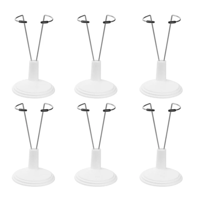 6 PCS DOLL Dress Stand Puppet Holder Storage Rack The Fence £5.77