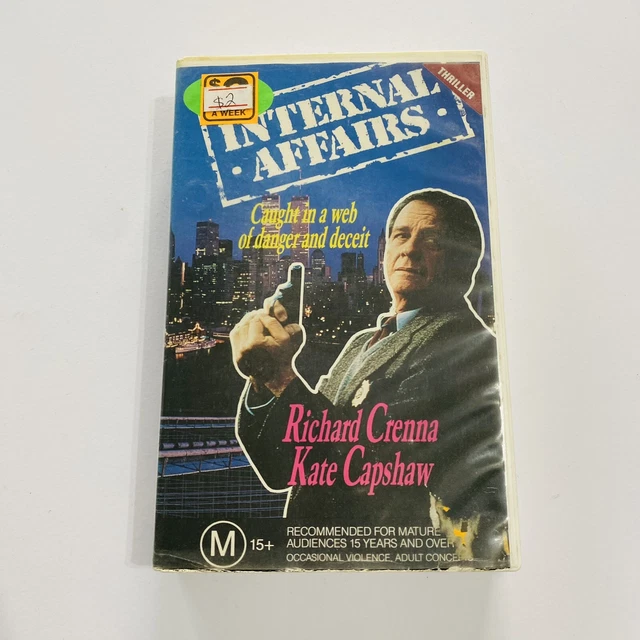 INTERNAL AFFAIRS (VHS, 1988) RARE TV Movie Video Tape Thriller Police